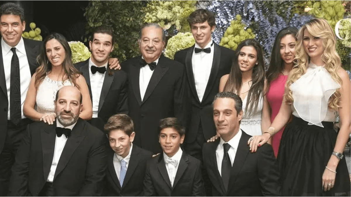 Carlos Slim y su Familia